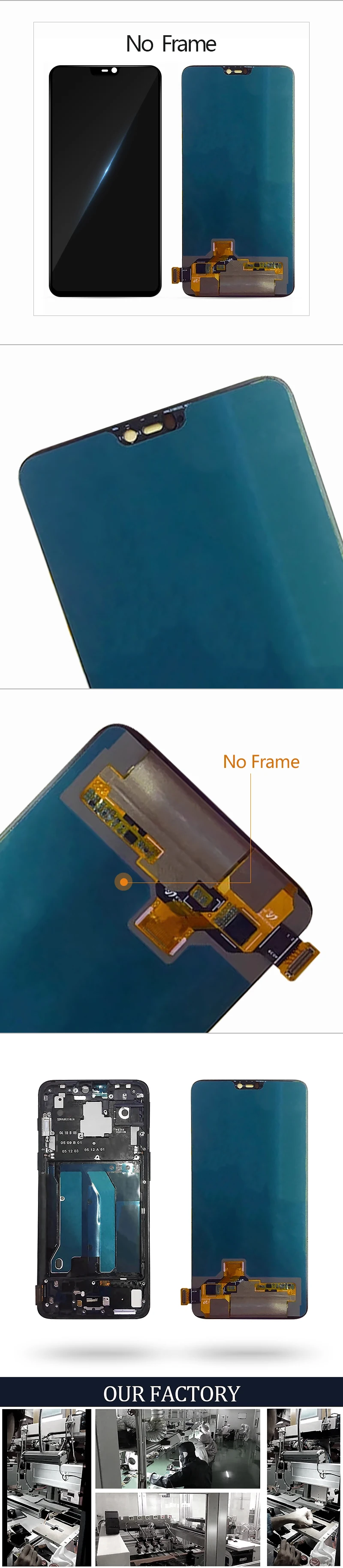 6,2" для Oneplus 6 1+ 6 lcd сенсорный экран дигитайзер запасной дисплей на замену частей с рамкой прошедший тестирование