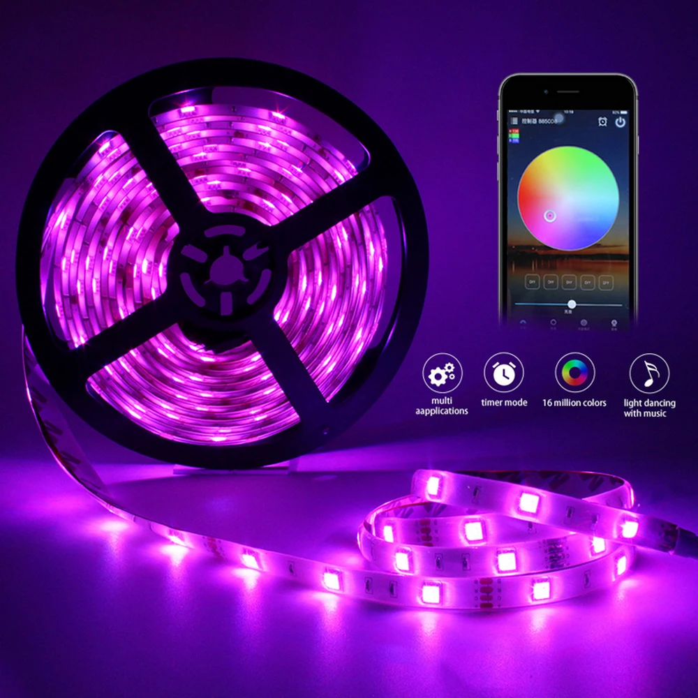 RGB Smart WiFi светодиодный светильник s цветной WIFI контроль контроллер беспроводной