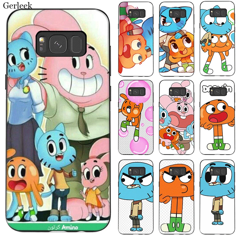 Case for Samsung Galaxy A10 A10S A20 A20S A20E A30 A30S A40 A40S A50 A50S A60 A70 A70S Anime TV The Amazing World of Gumbal |