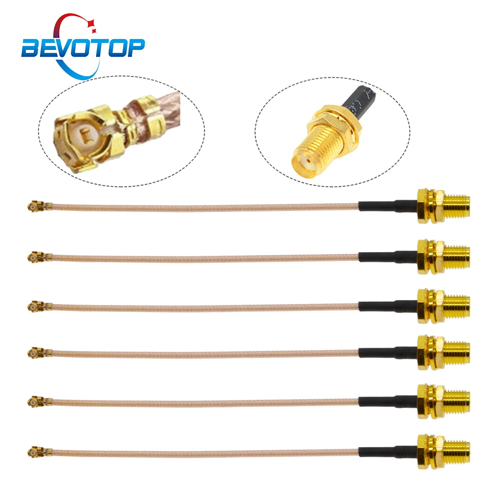 10 шт./лот SMA Female для uFL/u.FL/IPX/IPEX1 RF Coax Pigtail антенный Удлинительный кабель RG178 IPEX |