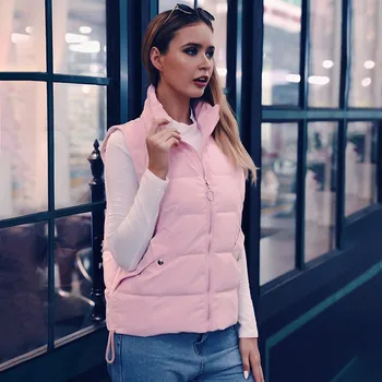 

Womail Ladies Long Sleeveless Vest Coat Women's Fashion Cotton Vest Womens Vests Winter Outerwear