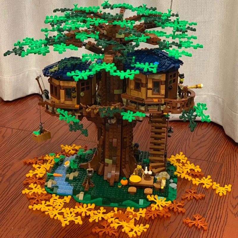 

Tree House 3000+pcs Compatible LegoINGlys Series 21318 Building Blocks buildmoc technic friends Parts enlighten diamonds Bricks