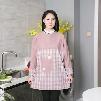

Overalls work clothes logo Korean version of custom kitchen waist restaurant fashion customized hot pot restaurant apron