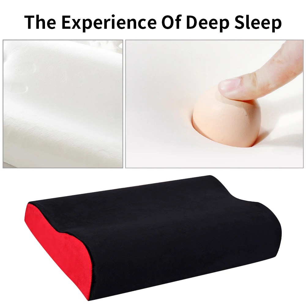 Soft Pillow Massager For Cervical Health Care Memory Foam Pillow Orthopedic Pillow Latex Neck Pillow Fiber Slow Rebound