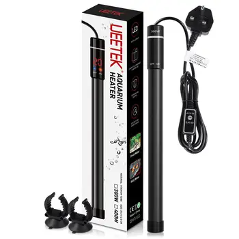 

UEETEK Submersible Aquarium Heater 300W with Thermometer and Suction Cup
