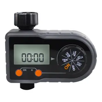 

Smart Watering Timer Solenoid Valve Controller Waterproof Large Screen Display Gardening Waterer For Greenhouse Plants