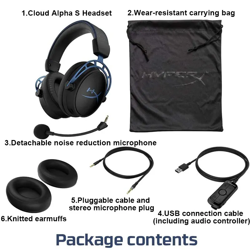 Original Kingston Hyperx Cloud Alpha S 