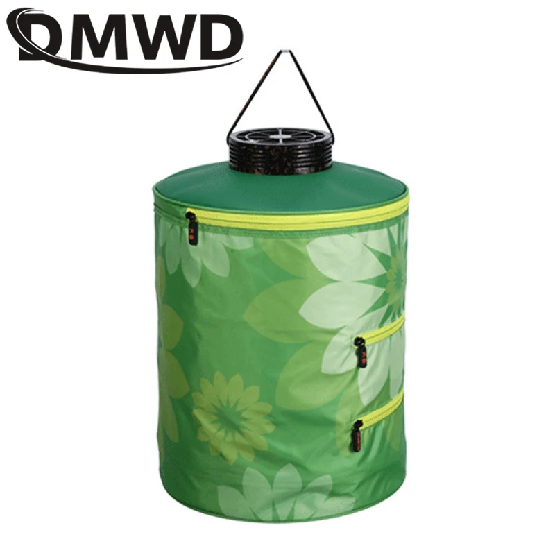 Green DMWD, портативная электрическая сушилка для одежды, мини, для путешествий, складная, теплая, воздушная, Детская сушильная машина, нагреватель, вешалка для белья, вешалка для одежды - Цвет: Green