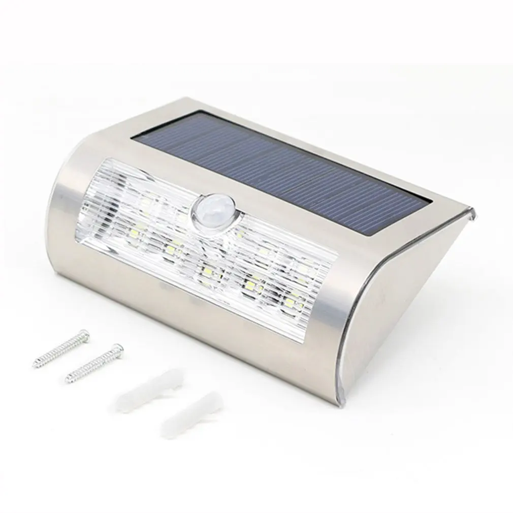 9 LED solar light PIR Motion Sensor Wireless Wall Light Outdoor Garden Lamp Waterproof IP44 Lights For Emergency 6000-6500K
