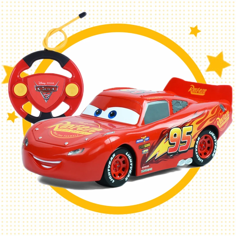 22 см disney Pixar тачки 3 Радиоуправляемый автомобиль с дистанционным управлением шторм Джексон освещение Маккуин Круз Рамирез металлический автомобиль игрушки для мальчиков подарок на день рождения