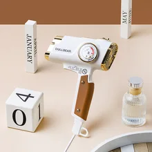 Фен для волос с отрицательными ионами, небольшой портативный складной электрический фен высокой мощности для путешествий