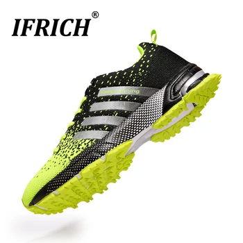 

Breathable Women's Golf Shoes Couple Spikes Sport Golf Shoes Mens Boys Golf Walking Sneakers Grass Training Athletics Shoes Mesh