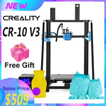 Creality 3d ender 3 v2/CR-10 v3 atualização de alta precisão impressora 3d kit diy motorista grande tamanho de impressão com 8g sdcard pla filamento