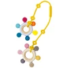 Customized Silicone Pacifier Chain Teether Toys BPA Free Safe Teething Chain Portable Newborn Chewing Molar Baby Accessories 6