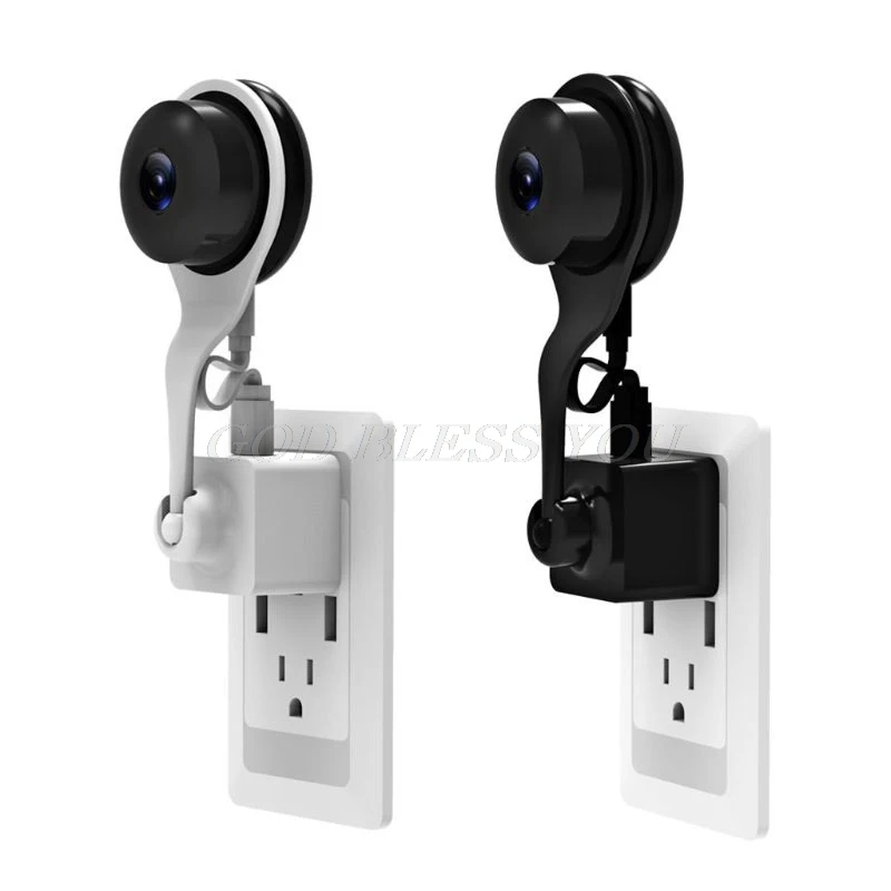 

US Plug AC Outlet Mount 360 Degree Swivel Wall Mount Bracket Holder for Nest Cam Indoor and Drop Cam Pro Camera Accessories