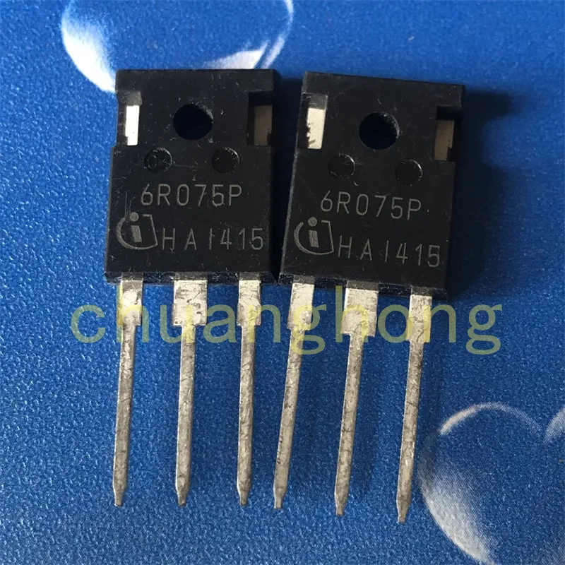 

1pcs/lot high-powered triode 6R075P original packing new field effect MOS tube TO-247 transistor IPW60R075CP