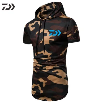 

Autumn Daiwa Spring Quick Dry Fishing Jerseys Thermal Drawstring Fishing Clothing for Men Hiking Outdoor Short