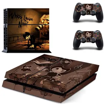 

Bendy and the Ink Machine PS4 Stickers Play station 4 Skin Sticker Decals For PlayStation 4 PS4 Console & Controller Skins Vinyl