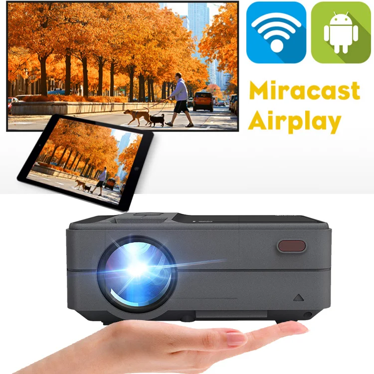  Caiwei C180 Smart Mini Projectorhd Mobile TV Android Small Beamer Projector In Home Theater Project - 4000250019449