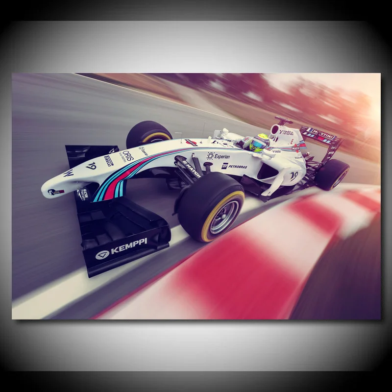 Картины на холсте современное настенное искусство картина формула one Уильямс F1