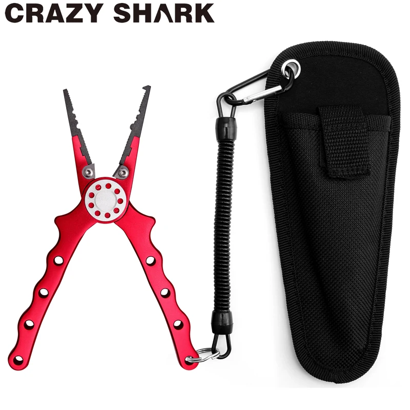 Алюминиевые рыболовные плоскогубцы Crazy Shark 18 см инструмент для удаления крючков