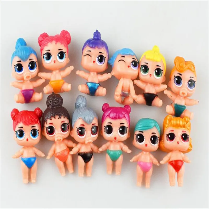 12 Pcs/Set LoL Dolls Ornament Anime Kids Toys Set Action Figure Pvc Model LoL Surprise Children Gifts
