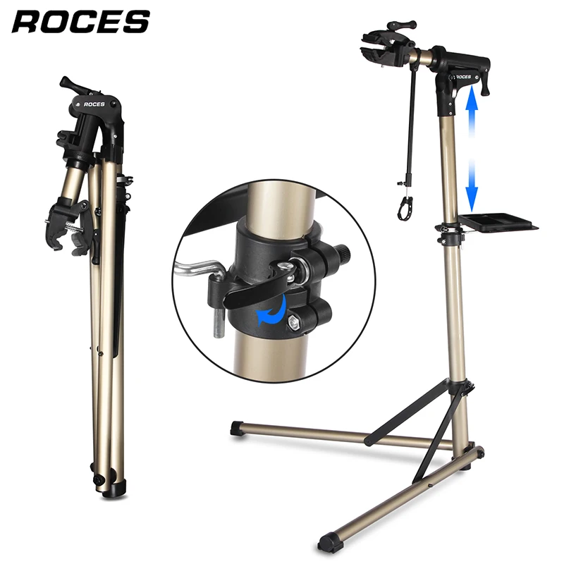 Details about   Foldable Bike Repair Stand Adjustable Maintenance Repair Tool Work Stand Holder 