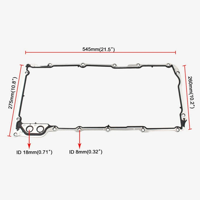 Прокладка масляного поддона для G-m C-h-e-v-r-o-l-e-t Pontiac 5,3 5,7 6,0 Ls1 Ls2 Ls3 Lm7 Lq4 12612350