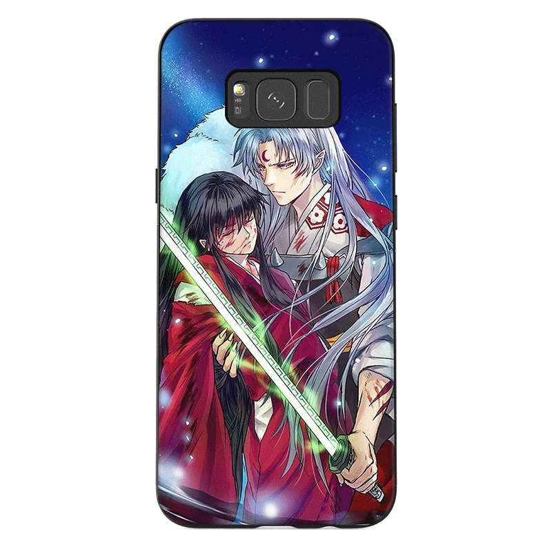 Чехол для телефона samsung J6 A70 A60 A50 A40 A20 A30 A10 A7 A6 A5 A3 A8 A9 аниме Inuyasha классная