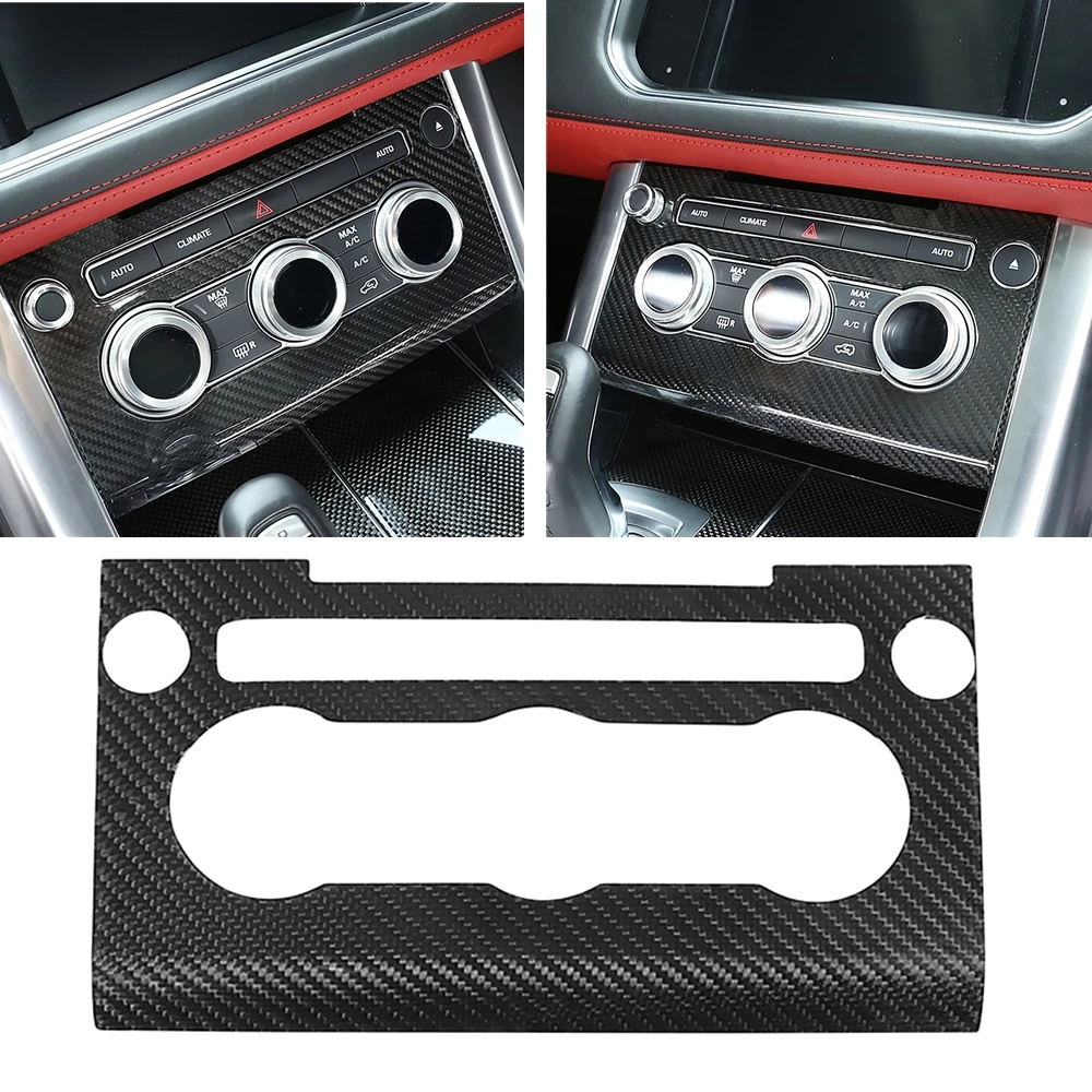 For-LAND-ROVER-Range-Sport-2014-2017-Real-Carbon-Fiber-A-C-Switch ...