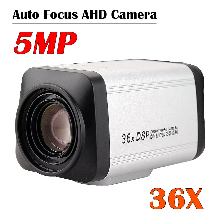 36X 5MP AHD Автофокус ZOOM Box Camera HD 2MP 1080P ahd CCTV камера безопасности для системы DVR |