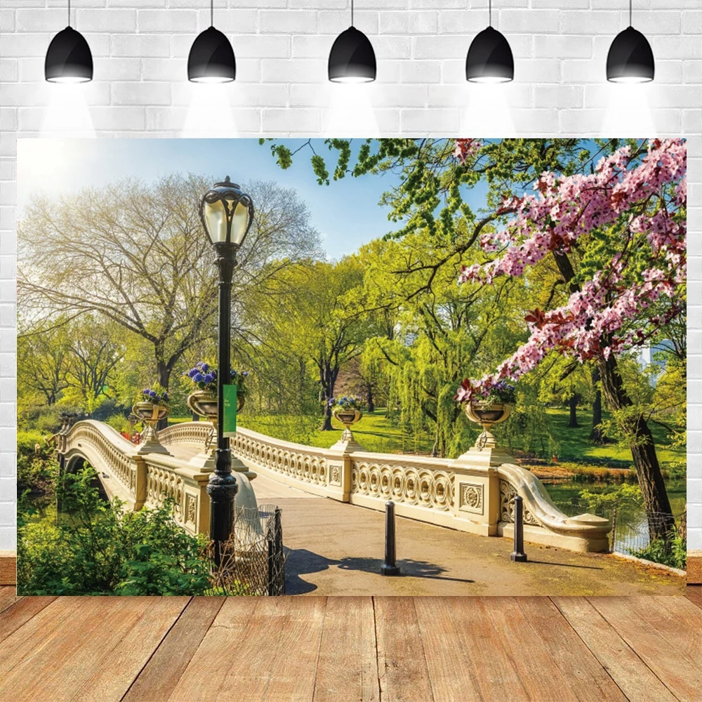 MIRRORANG 2,2x1,5m scenario naturale sfondo per fotografia primavera verde foresta fiore fioritura sfondo paesaggio sognante decorazione bambini adulti ritratto foto studio puntelli