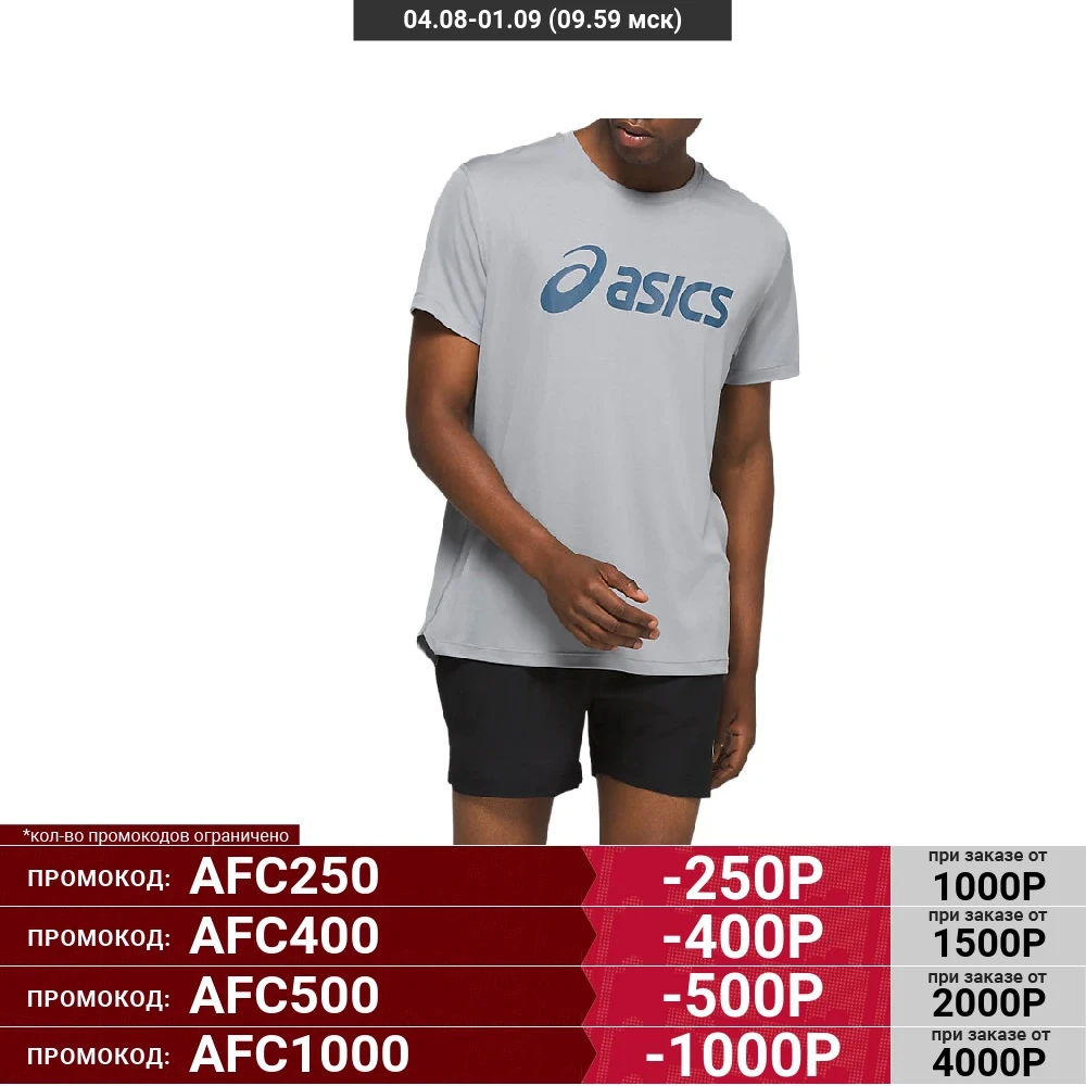 Футболка Asics SILVER ASICS TOP 2011A474-031 | Спорт и развлечения