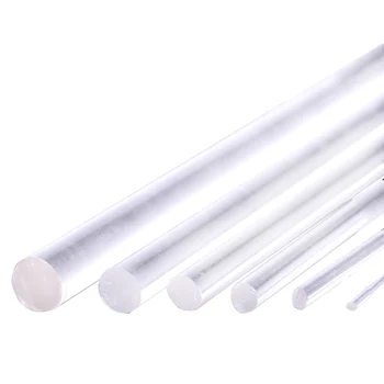 

20pcs/lot DIY Sand Table Material Accessories Acrylic Rods Clear Transparent Plexiglass Rods