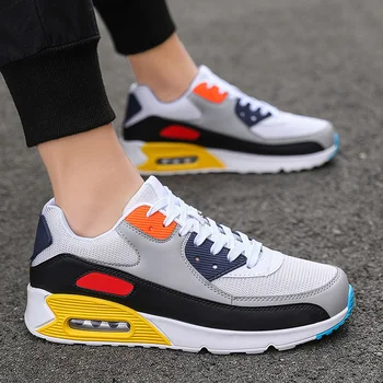 

Men Vulcanized Shoes Women Casual Fashion Sneakers Summer Unisex Lightweight Breathable Mesh Male Walking Shoes Plus Size 36-47
