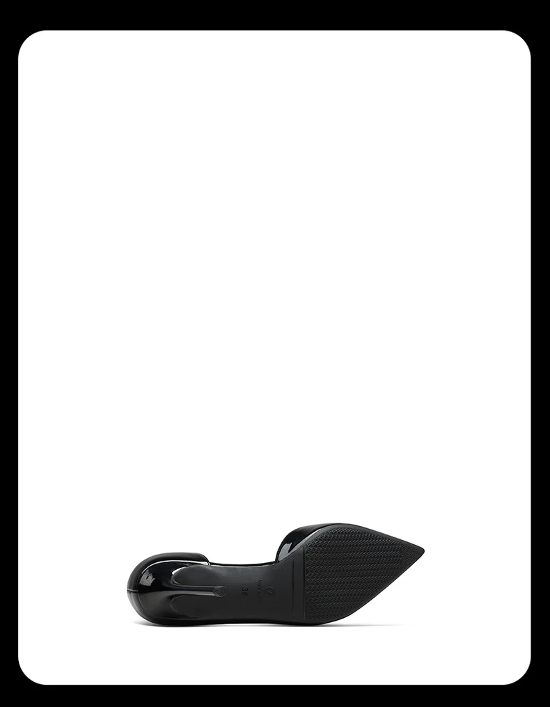 GOXEOU г. Женская обувь пикантные туфли на высоком каблуке 6 см с острым носком, без шнуровки, для свадьбы, офиса, лакированная кожа, ручная работа,, большой размер 46