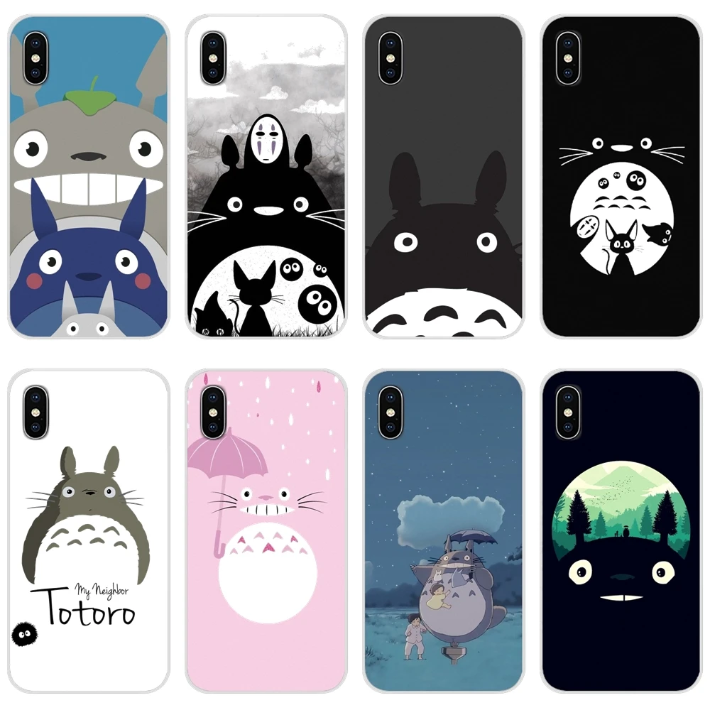 Для Samsung A10 A30 A40 A50 A60 A70 M30 Galaxy Note 2 3 4 5 8 9 10 PLUS милые аксессуары Totoro чехлы для