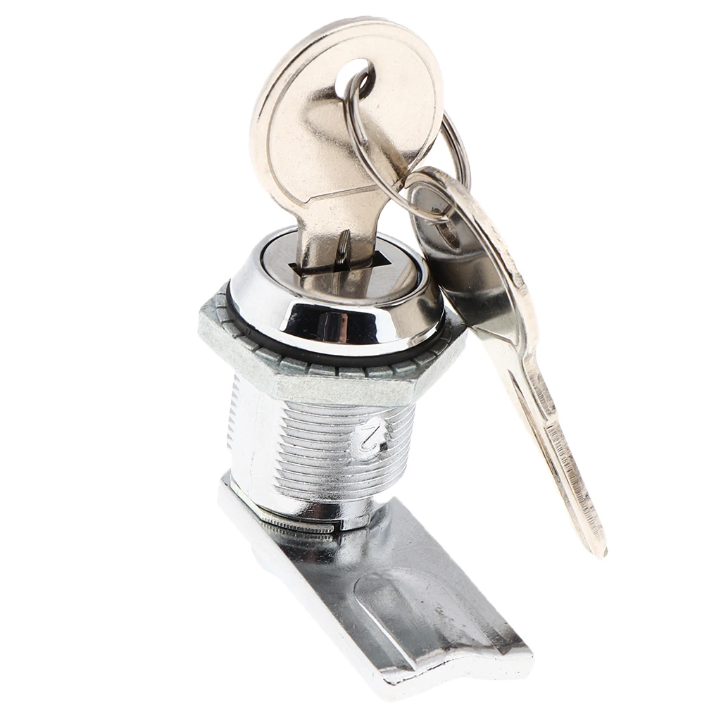 Rustproof Zinc Alloy, Chrome Disc Tumbler Cam Lock, Keyed Alike, For Boat RV