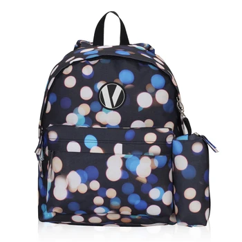 

2019 Women Travel Bagpack Casul Rucksack School Bags Set Book Bag For Girl Teenagers Laptop Backpack Dots Print Children Mochila