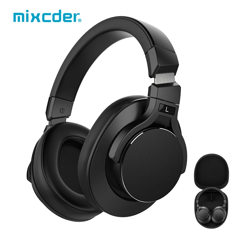 Mixcder E8 Active Noise Cancelling Wireless Headphone Deep Bass with Mic for Smart phone ANC Bluetooth Headset