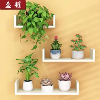 

Living room wall mini flower stand racks hanging orchid hanging frame hanging orchid shelf multi-layer indoor wall space saving
