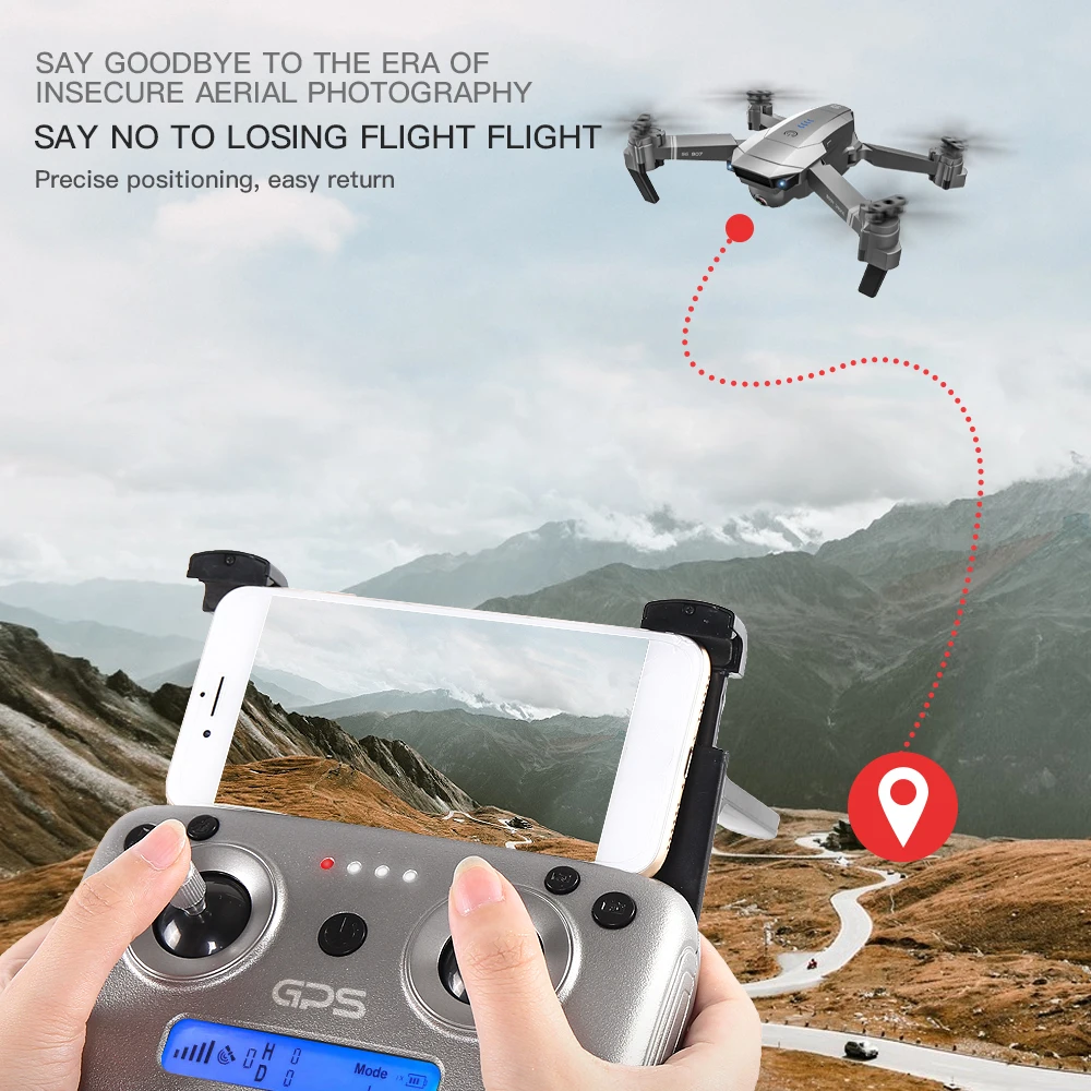 SG907 gps Дрон с камерой 4K 5G Wifi RC Квадрокоптер оптический поток складной мини Дрон 1080P HD камера Дрон VS E520S E58 XS812