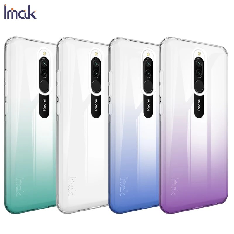 Чехол для Xiaomi Redmi 8/Redmi 8 мягкий прозрачный силиконовый чехол из ТПУ | Мобильные