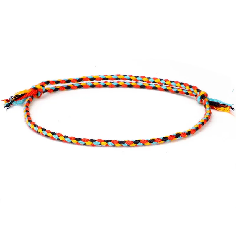 Meetvii, тибетские браслеты с кисточками и красной нитью для женщин и мужчин, ручной работы, Подарочный браслет - Окраска металла: 20