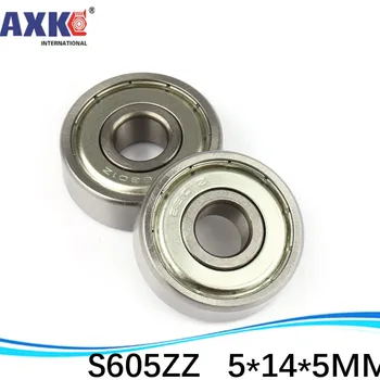 

Deep Groove Ball Bearings Free Shipping SUS440C Environmental Corrosion Resistant Stainless Steel 10pcs S605ZZ 5*14*5 Mm * AXK