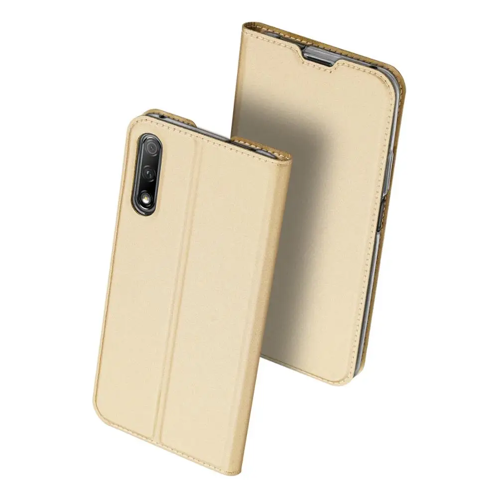 Gold DUX DUCIS флип-Чехлы для huawei Honor 9X Pro Роскошный PU кожаный флип-кошелек, Обложка для huawei Honor 9X Honor9X Pro Funda - Цвет: Gold
