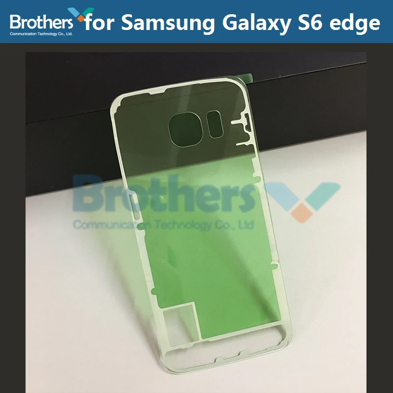 for S6edge G925 Для samsung Galaxy S8 S8Plus S9 S9Plus прозрачный корпус батареи для S7 S7edge S6 S6edge S6Plus дверь батареи с камерой стекло - Цвет: for S6edge G925