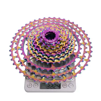 

Bicycle Freewheel High Quality Outdoor 10 Speed Bicycle 11-46T CNC Rainbow Cassette 10s Ultralight 11-46T Freewheel
