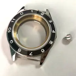 Новое поступление Роскошные брендовые 41 мм чехол для часов с черным керамическим ободком Miyota 8205/8215, ETA 2836 DG 2813 наручные часы