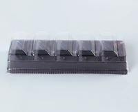 Plastic capsule blister card clamshell packing tray vacuum forming slide blister clear packaging for pill lip balm ---DH5065 2